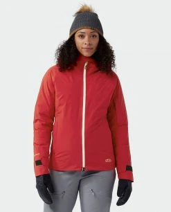 Stio Women's Shot 7 Down Jacket -Stio Sales Shop W Shot 7 Jacket Risk Red 1
