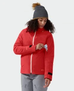 Stio Women's Shot 7 Down Jacket -Stio Sales Shop W Shot 7 Jacket Risk Red 2
