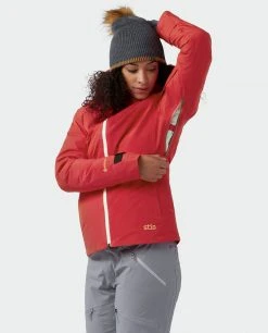 Stio Women's Shot 7 Down Jacket -Stio Sales Shop W Shot 7 Jacket Risk Red 5