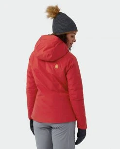 Stio Women's Shot 7 Down Jacket -Stio Sales Shop W Shot 7 Jacket Risk Red 6