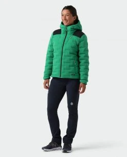 Stio Women's Skillet Stretch Down Hooded Jacket -Stio Sales Shop W Skillet Stretch Down Hooded Jacket Greenery 5