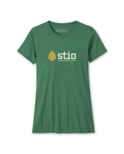 Women's Stio Classic Tee -Stio Sales Shop W Stio Classic Tee Kelly green heather