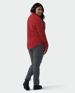 Stio Women's Thermop Fleece Snap Shirt -Stio Sales Shop W Thermop Roasted Beet Alt 5