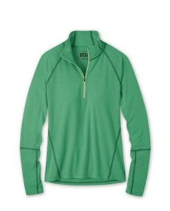 Stio Women's Tipton Tech Half Zip -Stio Sales Shop W Tipton Half Zip Back Up Greenery Heather
