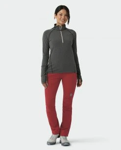 Stio Women's Tipton Tech Half Zip -Stio Sales Shop W Tipton Tech Half Zip Boundary Black Heather 4