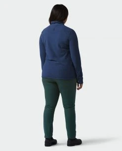 Stio Women's Turpin Fleece Half Zip -Stio Sales Shop W Turpin Fleece Half Zip Navy Peony Heather Alt 4