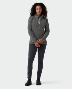 Stio Women's Turpin Fleece Half Zip -Stio Sales Shop W Turpin Fleece Half Zip Tap Shoe Heather 5